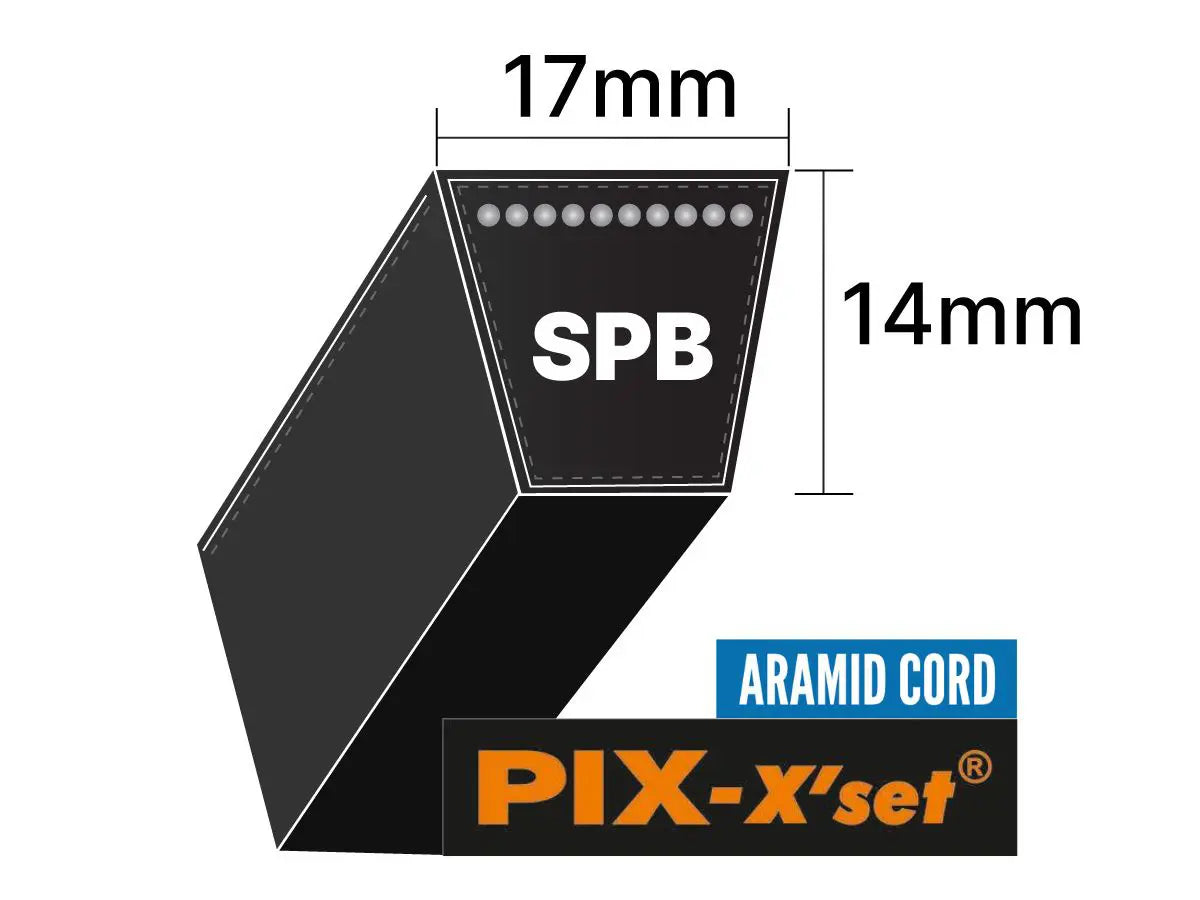 SPB1850 PIX Kevlar Wedge Belt