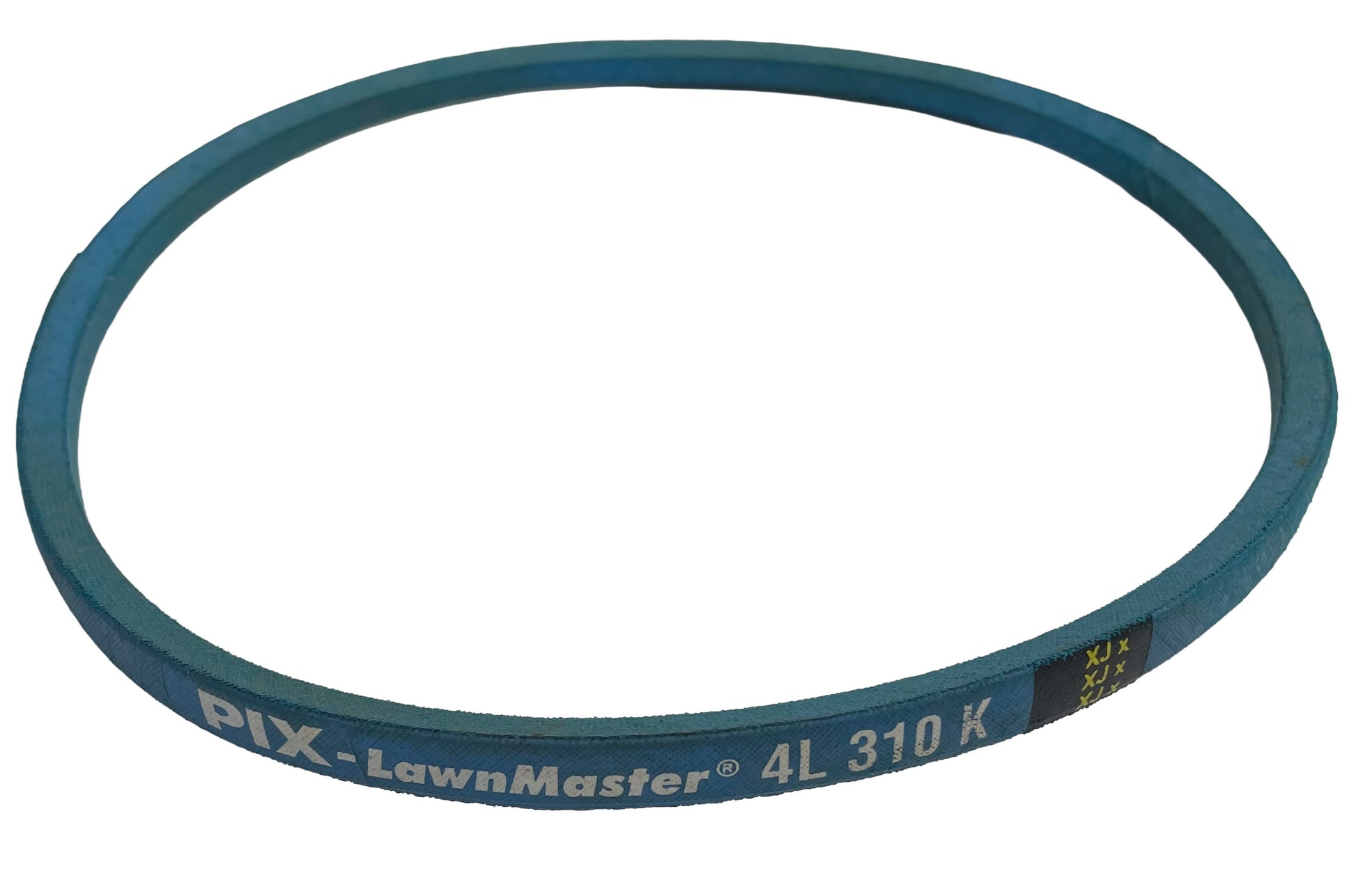Blue kevlar lawnmower belt with aramid cord