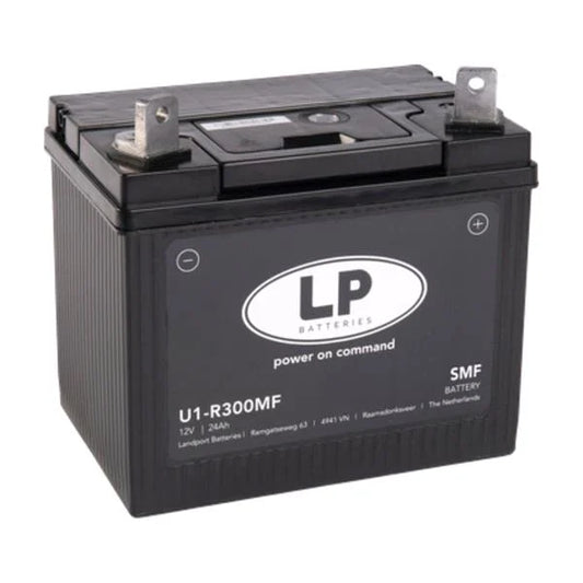 12V 24Ah 300CCA Lawnmower Battery (Left Hand Postive)